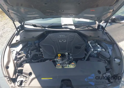 2022 Infiniti Q50 Red Sport 400 из США, поврежденный, VIN JN1FV7DP5NM370262